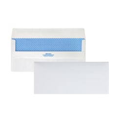 Quality Park® Redi-Seal™ Business Security Envelopes, #10, 4 1/8" x 9 1/2", White, Box Of 500
