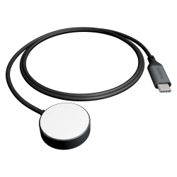 cellhelmet® USB-C® MFi Certified Wireless Charger for Apple Watch®, 3-ft., Gray, PW-231