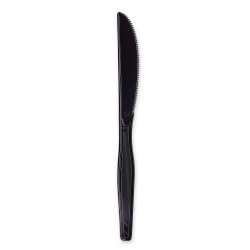 Dixie® Heavy/Medium-Weight Knives, Black, Pack Of 1,000