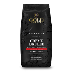 Gold Coffee Company Creme Brulee Blend, Ground Bean, 12 Oz, Total Qty 1