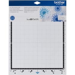 Brother ScanNCut DX Adhesive Mat, Low Tack, 12" x 12", White