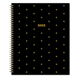 2025 Blue Sky Weekly/Monthly Planning Calendar, 8-1/2" x 11", Starry Dots, January 2025 To December 2025