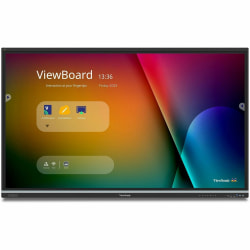 ViewSonic IFP7551 75" 4K ViewBoard Interactive Smart Board with Integrated Education Software, Android 14