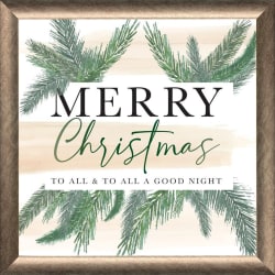 Timeless Frames® Holiday Art, 12" x 12", Christmas To All