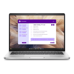 Dell Pro 14 Plus PB14250 14" Clamshell Copilot+ PC Notebook, 60 Hz, Intel Core Ultra 5 236V, vPro Technology, 16 GB, 256 GB SSD, Silver, Win 11 Pro