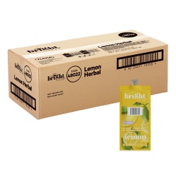 The Bright Tea Co.™ Lemon Herbal Tea Single-Serve Freshpacks, 0.25 Oz, Box Of 100