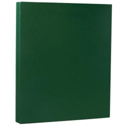 JAM Paper® Letter Matte Paper, Dark Green, Letter (8.5" x 11"), 100 Sheets Per Pack, 28 Lb