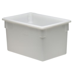 Cambro Poly Food Boxes, 15"H x 18"W x 26"D, White, Pack Of 3 Boxes