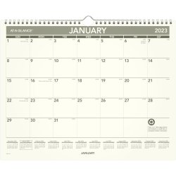 AT-A-GLANCE® Monthly Wall Calendar, 15" x 12", 100% Recycled, January To December 2023