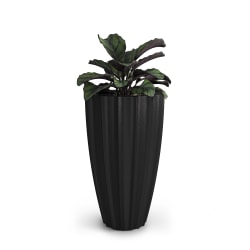 Mayne Sedona Planter, 28"H, Black