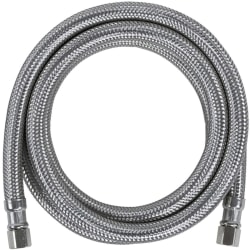Certified Appliance Accessories Braided Stainless Steel Ice Maker Connector - 60" - Silver, Stainless Steel - IM60SS