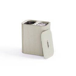 Joseph Joseph Twin Bamboo Laundry Basket, Ecru, Total Qty 1