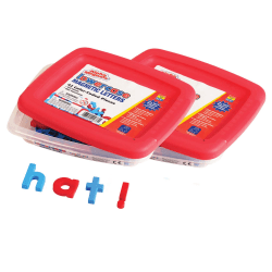 Educational Insights AlphaMagnets®, Color-Coded Lowercase, 42 Magnets Per Pack, Set Of 2 Packs