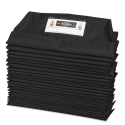 Victor Seat Sack® Chair Cover Classroom Pack, 10" x 17", Black, Pack Of 25 Pockets