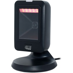 Adesso NuScan 2800U Omnidirectional 2D Desktop Barcode Scanner - Cable Connectivity - 12" Scan Distance - NUSCAN2800U