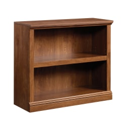 Sauder® Select 29 15/16"H 2-Shelf Transitional Bookcase, Oak/Light Finish, Standard Delivery