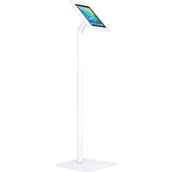 The Joy Factory Elevate II Floor Stand Kiosk - Stand - 45° viewing angle - for tablet - lockable - white - floor-standing - for Samsung Galaxy Tab S2 (9.7 in), Tab S3