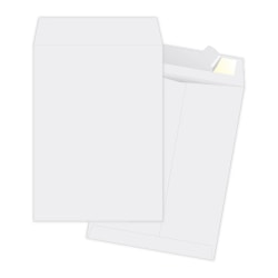 Quality Park® Ship-Lite Catalog Envelopes, 10" x 13", Self-Adhesive, White, Box Of 100