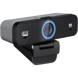 Adesso CyberTrack K4 Webcam - 8 Megapixel - 30 fps - USB 2.0 - 3840x 2160 Video - CMOS Sensor - Fixed Focus - CYBERTRACKK4