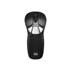 Adesso Air Mouse Go Plus Wireless Presenter Mouse, Black