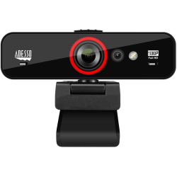 Adesso CyberTrack F1 Webcam - Window Hello Certified - 2.1 Megapixel - 30 fps - USB 2.0 - 1920x 1080 Video - CYBERTRACKF1