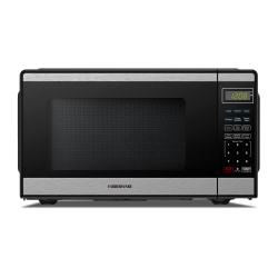 Farberware 900W Countertop Microwave Oven, 0.9 Cu. Ft., Black/Silver, Total Qty 1
