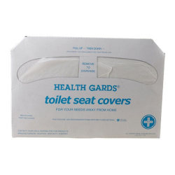 Winco Paper Toilet Seat Covers, 12" x 18", Pack Of 250 Covers