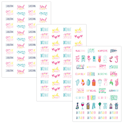 Simplified System by Emily Ley Phrase Sticker Pack, Set of 6