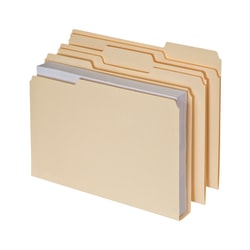 Pendaflex® Double Stuff File Folders, Letter Size, 1 1/2" Expansion, Manila, Pack Of 50 Folders