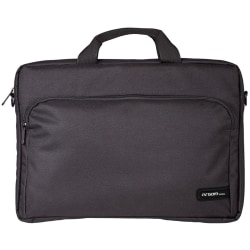 Argom Tech Professional Laptop Case For 15.6" Notebooks, 1-1/4"H x 16-15/16"W x 15-3/4"D, Black