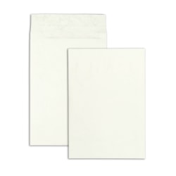 Quality Park® Tyvek® Expansion Envelopes, Short-Side Opening, 12" x 16" x 2", 14 Lb, White, Carton Of 100