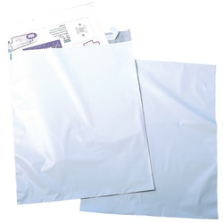 Quality Park® Redi-Strip™ Jumbo Poly Envelopes, 14" x 19", White, Box Of 100