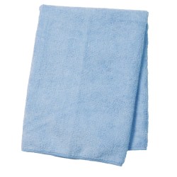 Wilen Standard Duty Microfiber Cloths, 16", Blue, Pack Of 12