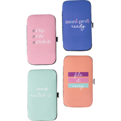 DM Merchandising Olivia Moss Mani Pedi Ready 6-Piece Nail Kit, Assorted Colors