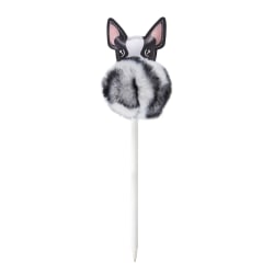 Office Depot® Brand Pom Pom Ballpoint Pen, Medium Point, 0.7 mm, Dog, Black Ink