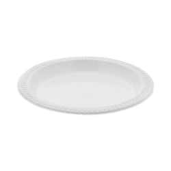 Pactiv Evergreen Meadoware® Impact® Plastic Dinnerware Plates, 6", White, Pack Of 1,000 Plates
