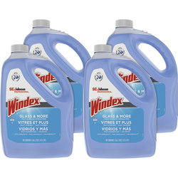 Windex® Glass & Multi-Surface Cleaner, 128 Oz Bottle, Case Of 4