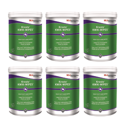 SC Johnson Professional® Kresto KWIK-WIPES, Cloth, 1-Ply, 7.9 x 5.7, Citrus, White, 70/Pack, 6 Packs/Carton