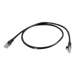 C2G 75ft Cat6 Snagless UTP Unshielded Ethernet Network Patch Cable (TAA) - Black - Patch cable - TAA Compliant - 10299