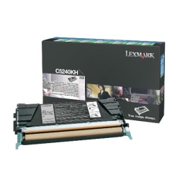 Lexmark™ C5240KH Black High Yield Return Program Toner Cartridge