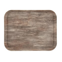 Cambro Rectangular Décor Series EpicTread Camtrays, 7/8" x 14-1/16", Light Olive, Set Of 12 Trays