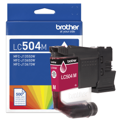 Brother LC504M Magenta Standard Yield Ink Cartridge