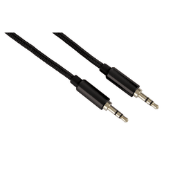 Ativa® Braided Auxiliary Audio Cable For Apple® iPhone® And iPod®, 3.5 mm, 3', Black