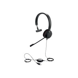 Jabra® Evolve 20 MS Mono Over-Ear Headset, Special Edition, Black, GSA4993-823-309