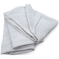 Pro-Clean Basics Terry Towels, 15" x 18", White, Pack Of 12 Towels