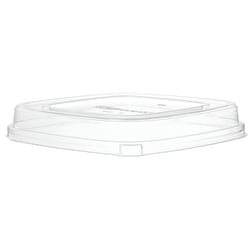 Eco-Products Regalia Sugarcane Bowl Lids, 80 Oz, Clear, Pack Of 50 Lids