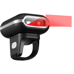 Adesso NuScan 4300B Bluetooth 2D Ring Wearable Barcode Scanner - Wireless Connectivity - 12" Scan Distance - NUSCAN4300B