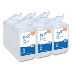 Scott® Antiseptic Foam Skin Cleanser Refill, Unscented, 33.8 oz (1,000 mL), 6/Carton