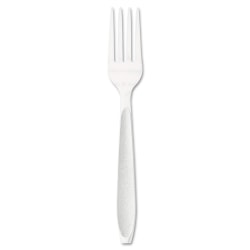 Dart® Impress™ Heavyweight Full-Length Polystyrene Forks, White, Carton Of 1,000 Forks