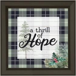 Timeless Frames® Holiday Art, 12" x 12", A Thrill Of Hope